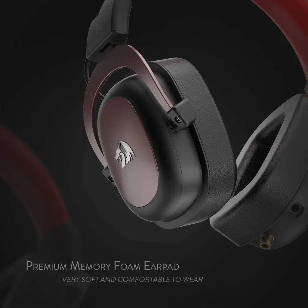 Redragon H510 Zeus 2 Wired Gaming Headset - 7.1 Surround Sound (Black) overview 1