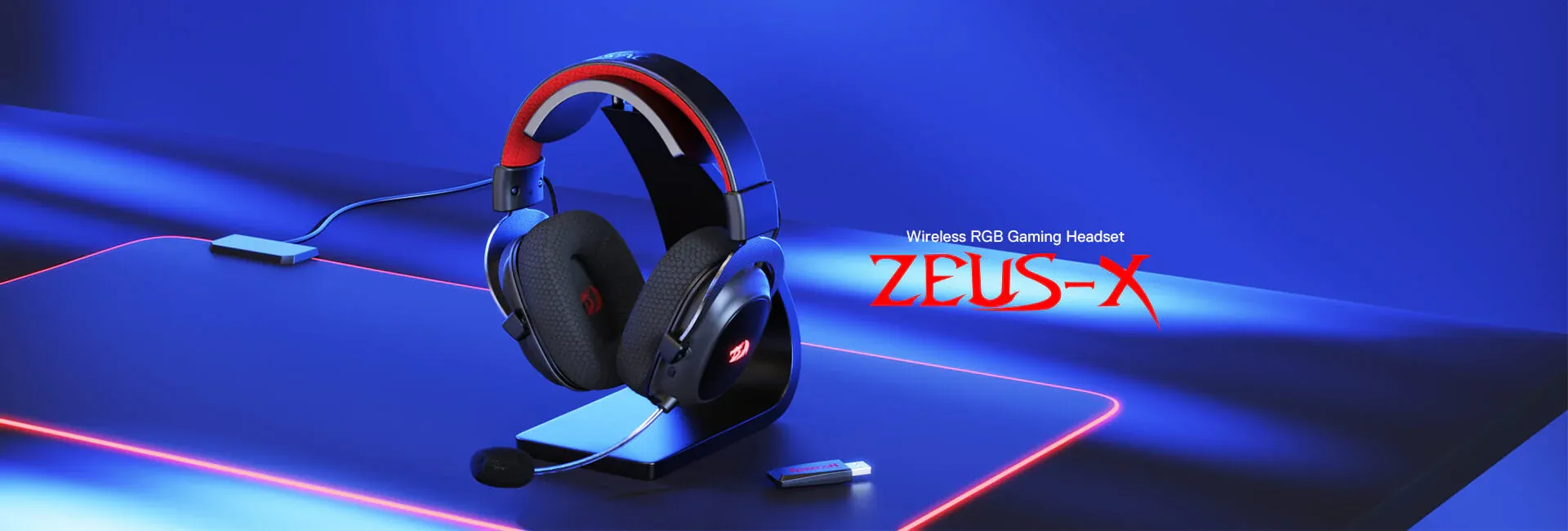 Redragon H510 Zeus-X RGB Wired Gaming Headset (Black) overview 1