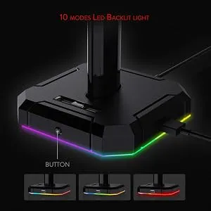 Redragon Scepter PRO HA300 Headphone Stand overview 10