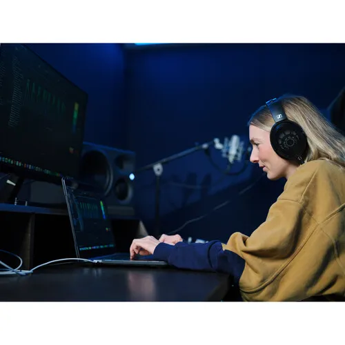 Sennheiser HD 490 Pro Plus Over Ear Professional Reference Open-Back Studio Headphones (Black) overview 2
