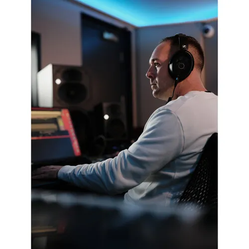 Sennheiser HD 490 Pro Plus Over Ear Professional Reference Open-Back Studio Headphones (Black) overview 7