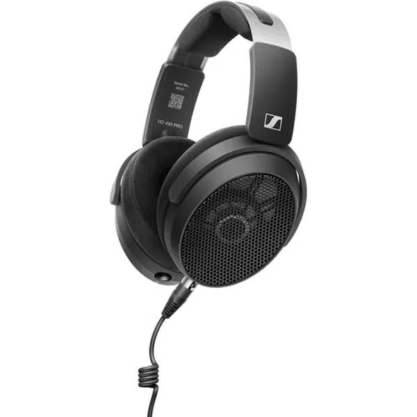 Sennheiser HD 490 Pro Plus Over Ear Professional Reference Open-Back Studio Headphones (Black)