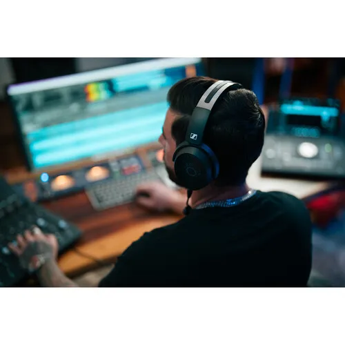 Sennheiser HD 490 Pro Professional Reference Studio Over ear Headphones (Black) overview 3