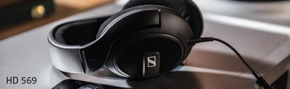 Sennheiser HD 569 Closed‑Back Audiophile Headphones, German-Irish Craftsmanship, Great Soundstage with E.A.R. Technology overview 1