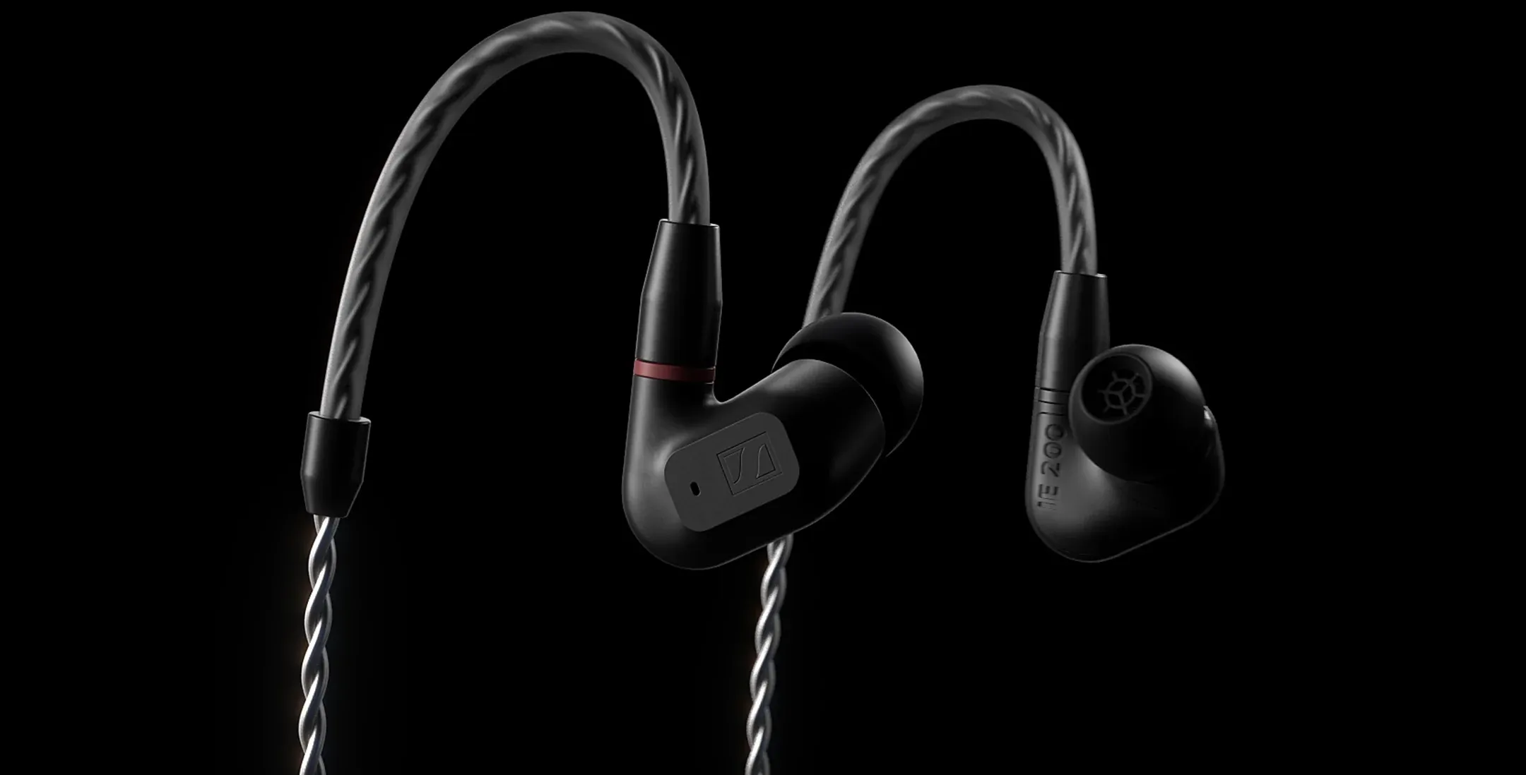 Sennheiser IE 200 in-Ear Audiophile Headphones, German Design, 7mm Wide Band Driver, Detachable MMCX Cable, Flexible Ear Hooks, Balanced Tuning overview 1