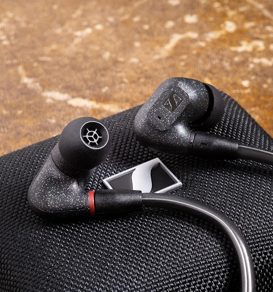 Sennheiser IE 300 Hi-Res Audiophile in Ear Wired Headphones, German Design,7Mm XWB Driver, Detachable MMCX Cable, Black overview 2