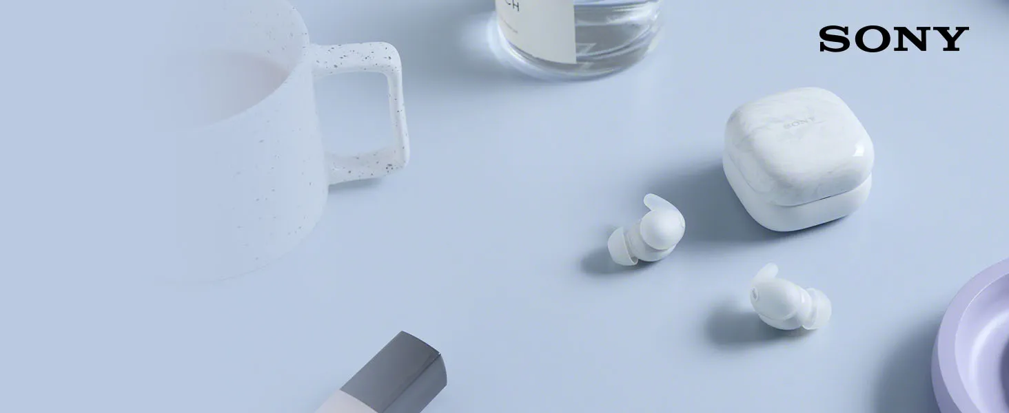 Sony Linkbuds Fit WF-LS910N Active Noise Cancelling Wireless Bluetooth in Earbuds (White) overview 2