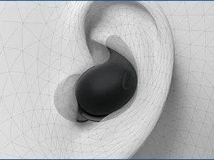Sony Linkbuds Fit WF-LS910N Active Noise Cancelling Wireless Bluetooth in Earbuds (White) overview 7