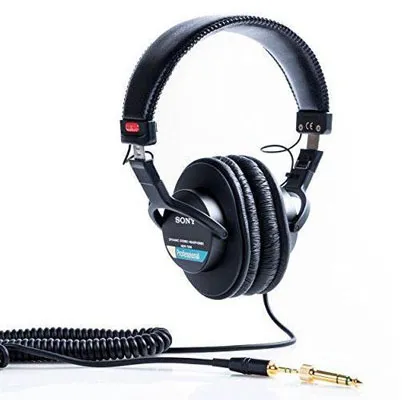 Sony MDR-7506 Professional Wired On Ear Headphones (Black) overview 1