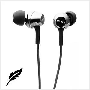Sony MDR-EX155AP Wired in Ear Headphone with Mic - Black overview 4