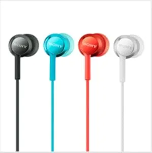 Sony MDR-EX155AP Wired in Ear Headphone with Mic - Black overview 6