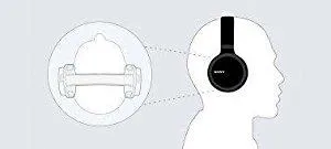 Sony MDR-ZX110AP On-Ear Stereo Headphones with Mic - Black overview 6