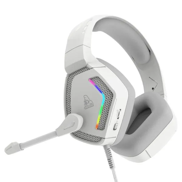 TAG Gamerz Victor RGB Over-Ear Gaming Headphone (White)