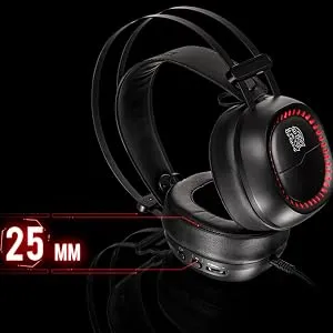 Thermaltake TT HT-SHK-DIECBK-25 ESports Shock Pro RGB 7.1 Gaming Headset (Black) overview 4