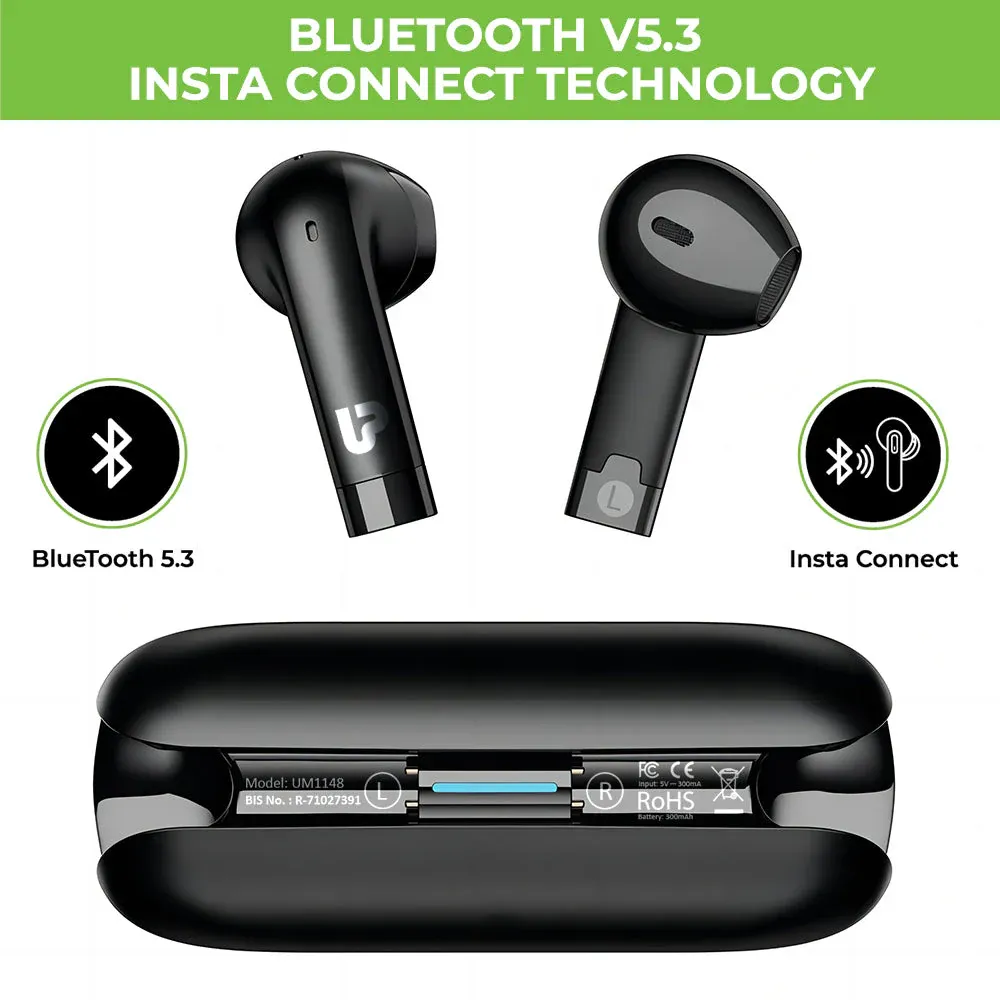 ULTRAPROLINK TWS Earbuds Swag Infinity - Black overview 3