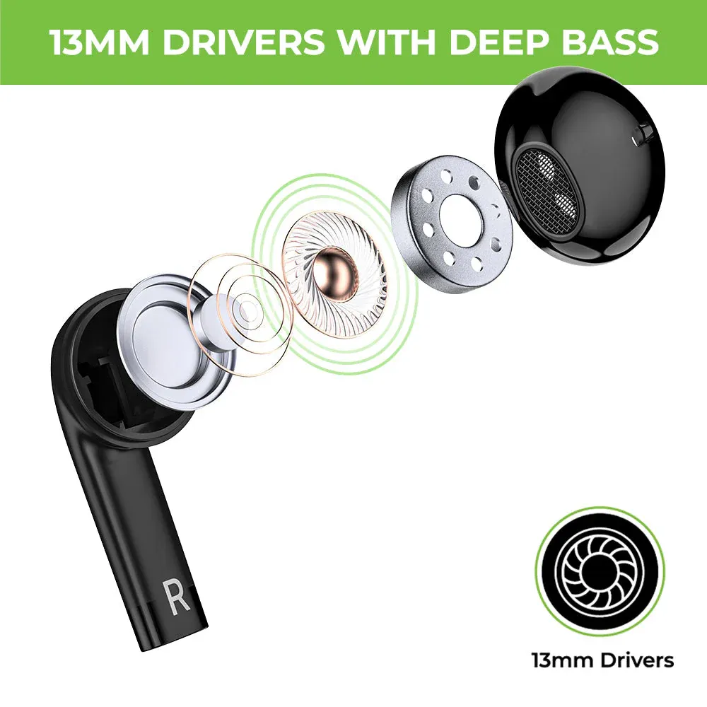 ULTRAPROLINK TWS Earbuds Swag Infinity - Black overview 5