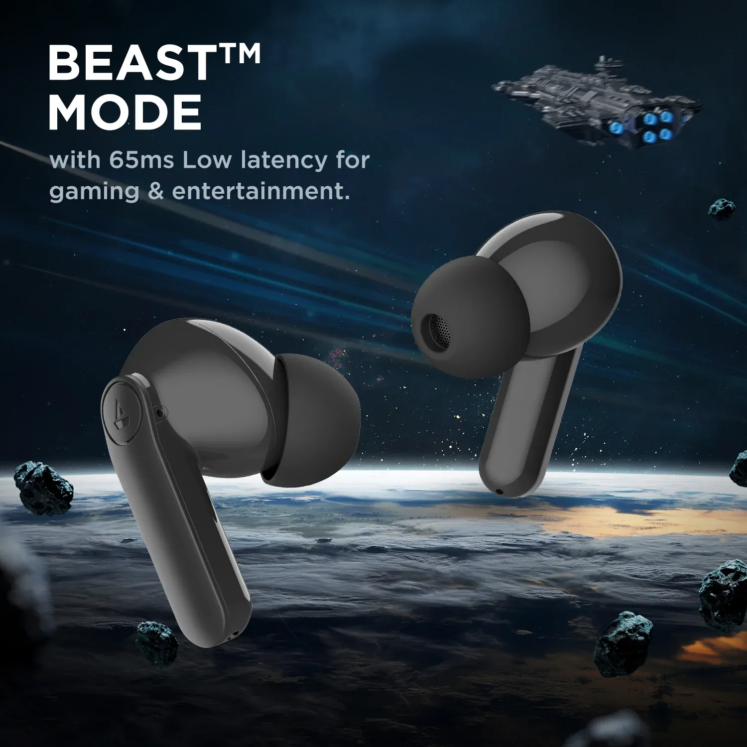 boAt Airdopes 138 Pro Bluetooth in Ear Earbuds TWS (Active Black) overview 2