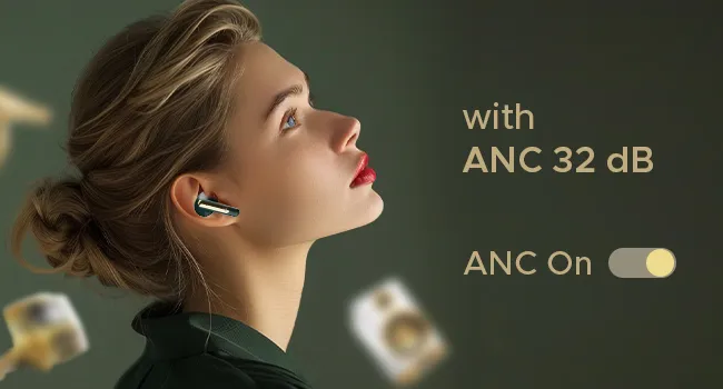 boAt Airdopes 141 ANC v5.3 Bluetooth TWS in Ear Earbuds Wireless Earphones with mic (Green) overview 2