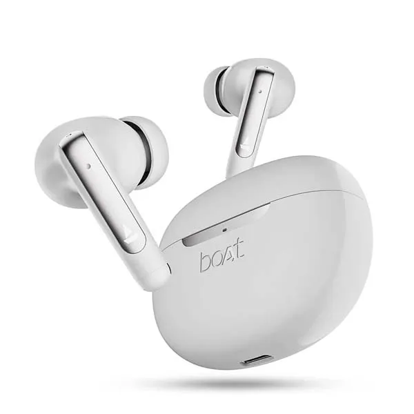 boAt Airdopes 141 ANC v5.3 Bluetooth TWS in Ear Earbuds Wireless Earphones with mic (White)