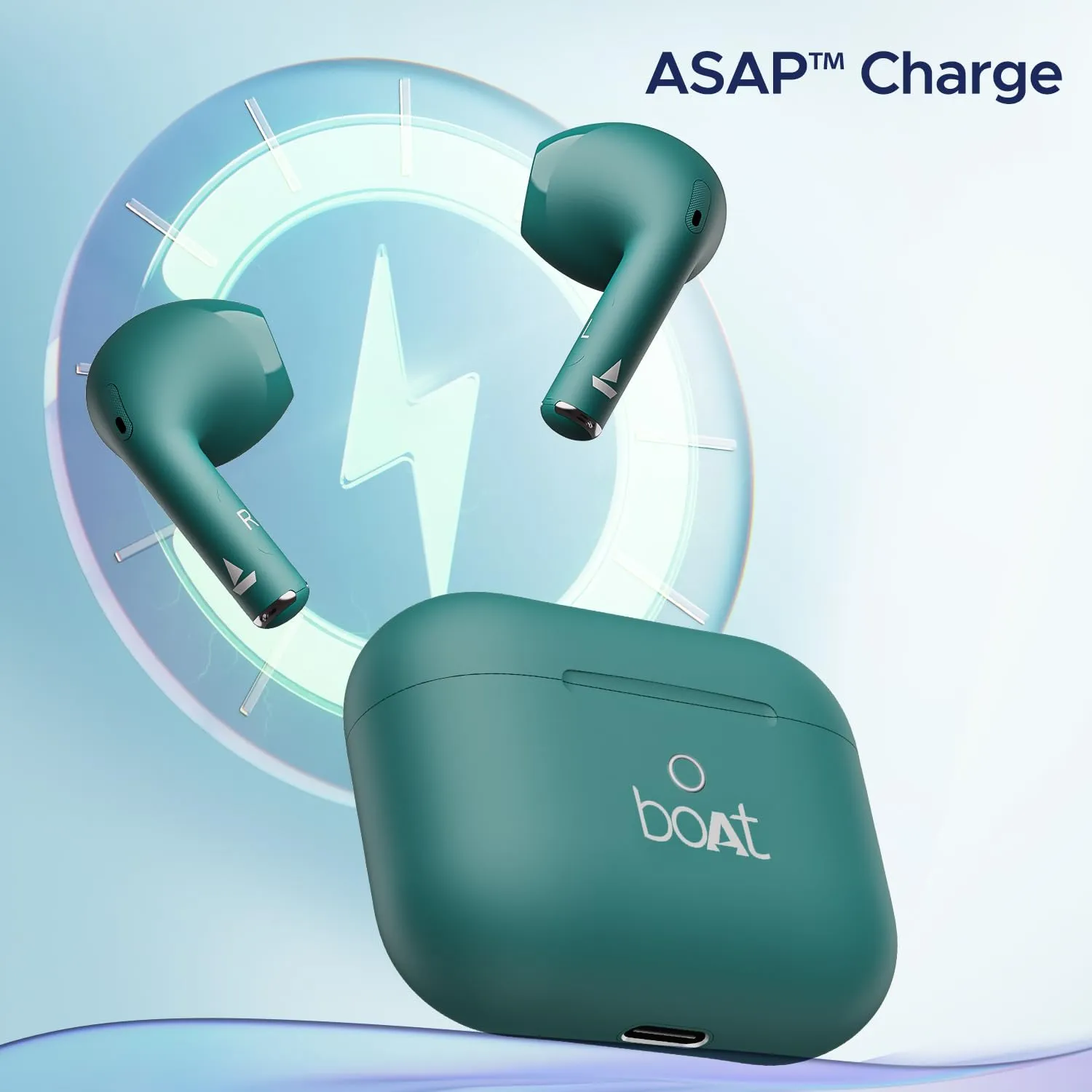 boAt Airdopes Ace TWS in Ear Earbuds with 35 HRS Playback 13mm Drivers (Davys Green) overview 2