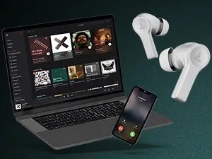 boAt Airdopes Flex 454 ANC, 60HRS Battery, ANC(~32dB), App Support, 4Mics ENx, Fast Charge, Dual Pairing, IPX5, v5.2 Bluetooth Earbuds, TWS Ear Buds Wireless Earphones with mic (Gunmetal Black) overview 5