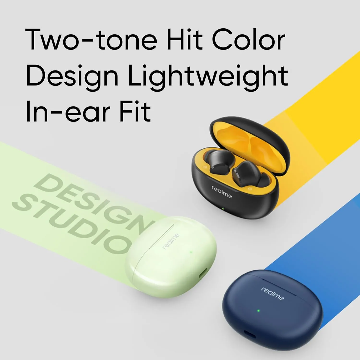 realme Earbuds T110 with Ai Enc for Calls, Upto 38 Hours of Playback and Fast Charging Bluetooth in Ear Headset (Country Green) overview 5