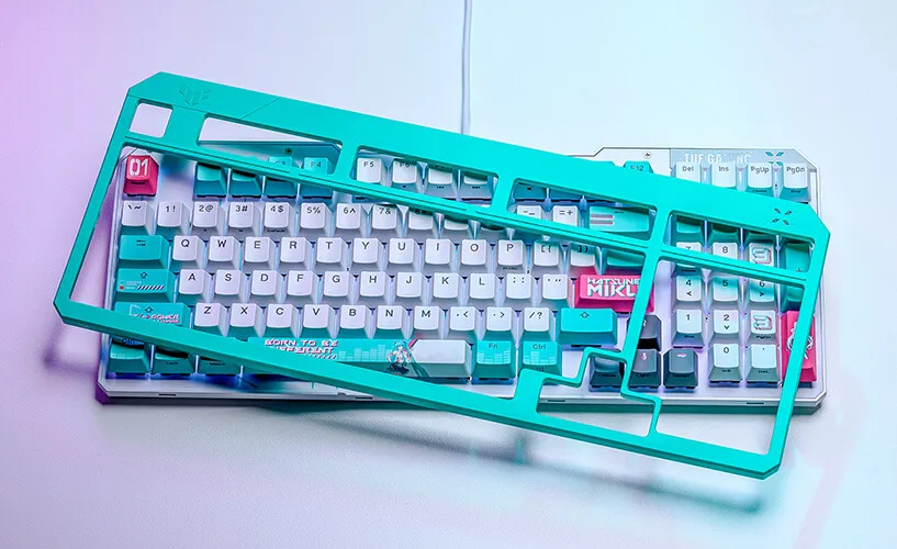 ASUS TUF Gaming K3 Gen II Hatsune Miku Edition Optical-Mechanical RGB Keyboard overview 5