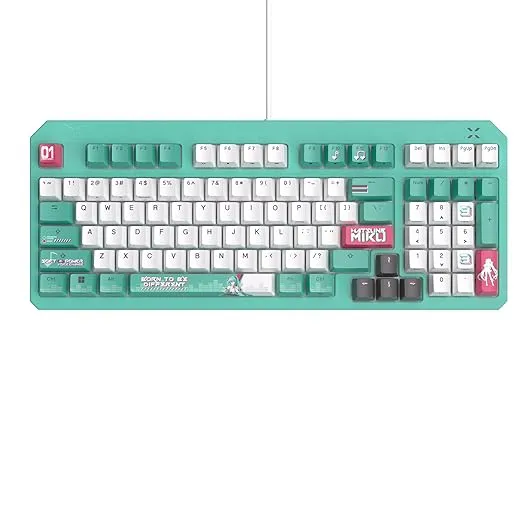 ASUS TUF Gaming K3 Gen II Hatsune Miku Edition Optical-Mechanical RGB Keyboard