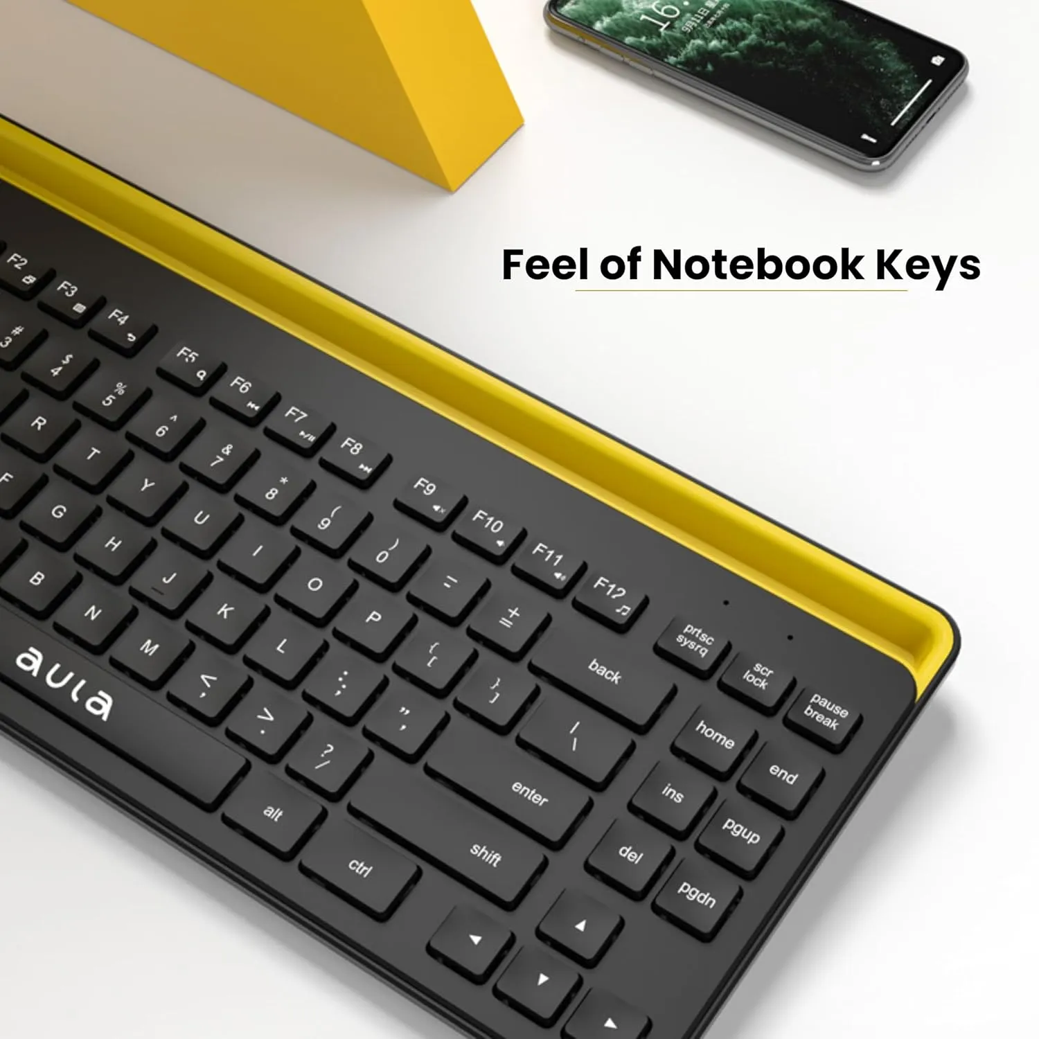 AULA AWK310 Wireless Keyboard Bluetooth Multi-Device Black overview 4