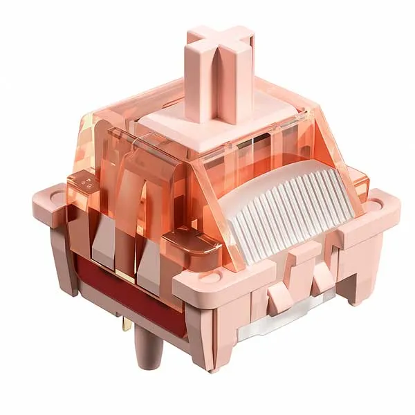 AULA LEOBOG Silent Cotton Candy Linear Switch – Ultra-Smooth, Silent, Pre-Lubed, Hot-Swappable, Ideal for Custom Keyboards – 100pcs (SCCS100)