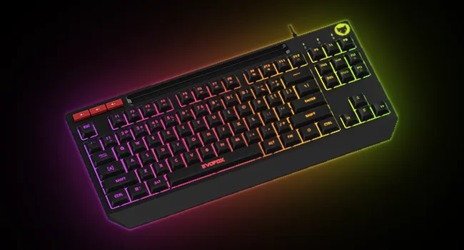 Amkette Evofox Deathray Tkl Rgb Gaming Keyboard overview 3
