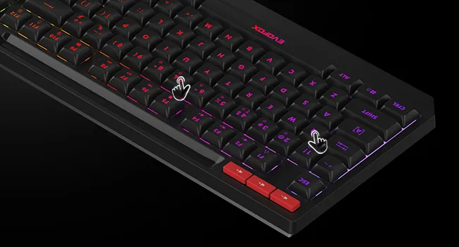Amkette Evofox Deathray Tkl Rgb Gaming Keyboard overview 8
