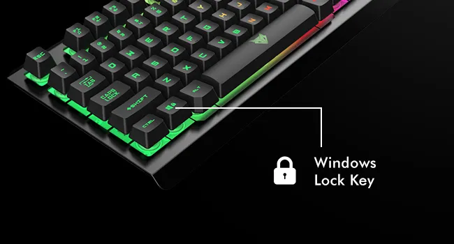 Amkette Evofox Warhammer Gaming Keyboard (Black) overview 7