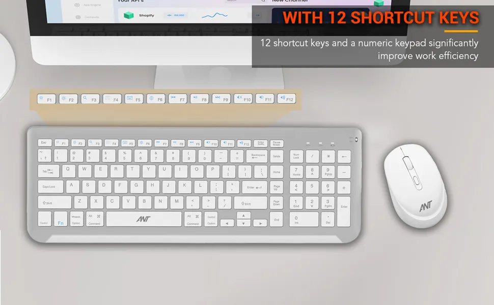Ant Esports Ant WK250 Nano Wireless USB Keyboard and Mouse combo overview 2