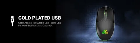 Ant Esports KM1650 Pro Gaming Keyboard And Mouse Combo (Black) overview 3