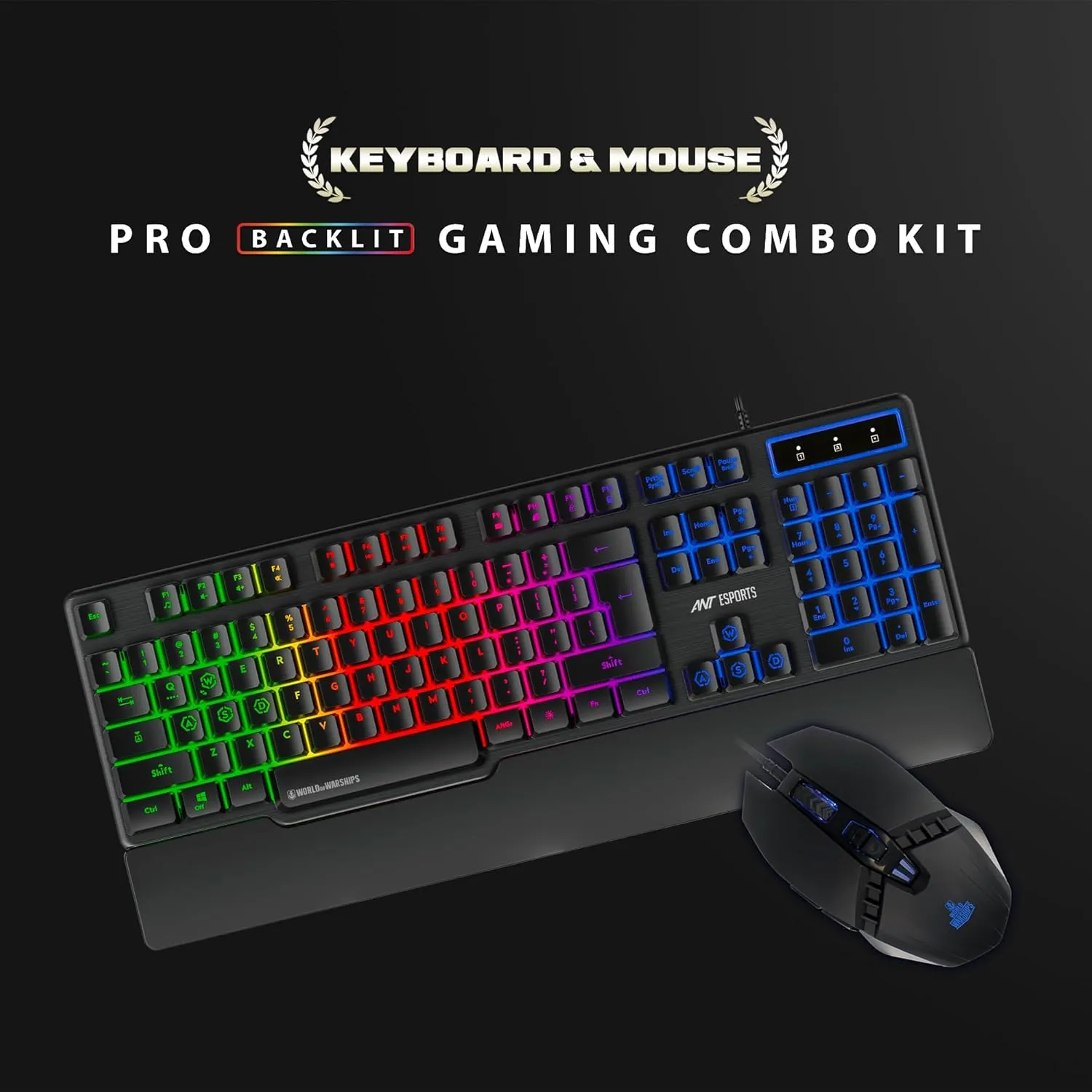 Ant Esports KM500W Gaming Keyboard And Mouse Combo overview 1