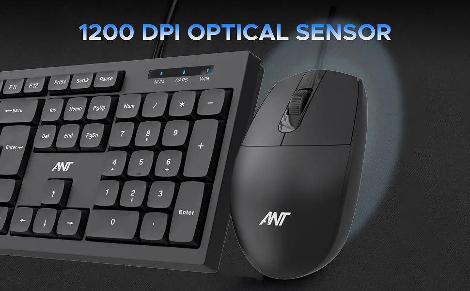 Ant Esports MASTER 10 Full Size Wired Keyboard and Mouse Combo overview 4
