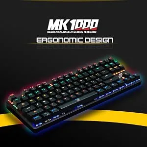 Ant Esports MK1000 TKL Mechanical Gaming Keyboard Blue Switches overview 2