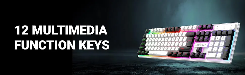 Ant Esports MK1700 Wired Membrane Gaming Keyboard overview 3