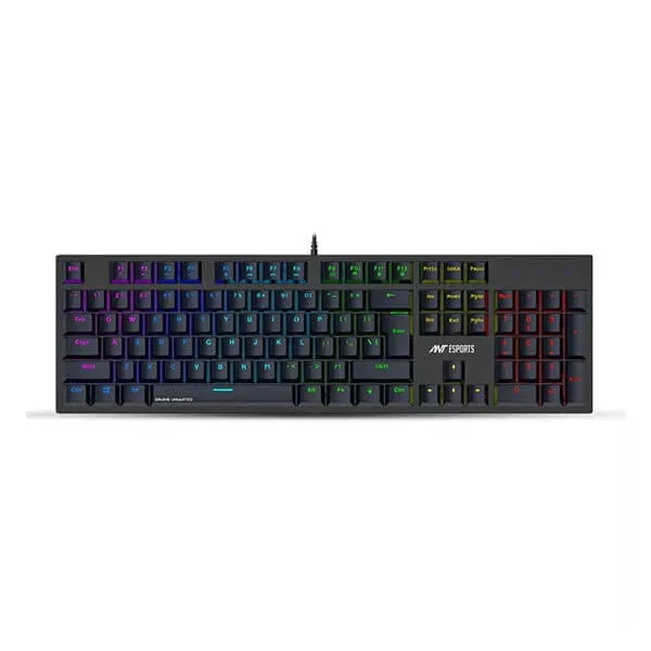 Ant Esports MK3400 Pro V3 Mechanical Gaming Keyboard Outemu Blue Switches (Black)