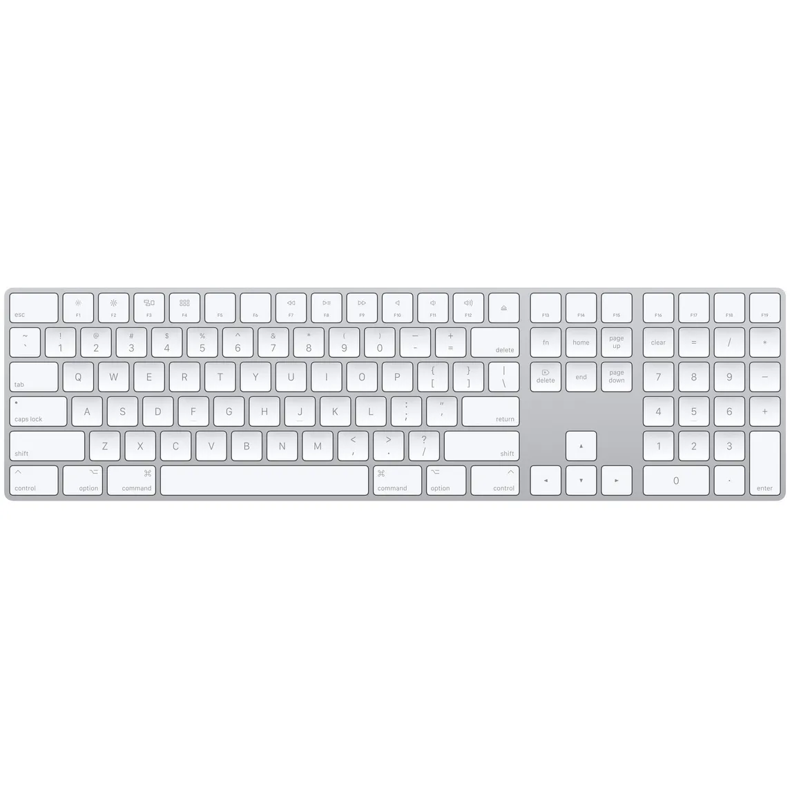 Apple Magic Keyboard with Numeric Keypad - Silver overview 1