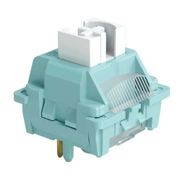 Aula LEOBOG Ice Vein Linear Mechanical Switch – Ultra-Smooth, Silent, Pre-Lubed, Hot-Swappable, Ideal for Custom Keyboards (100pcs)