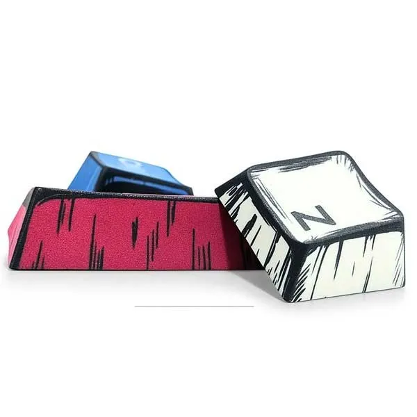 Aula Leobog PBT Comic Sublimation Keycaps 130 Qty | Compatible With All Kind of Keyboard | Comic keycaps (CK)