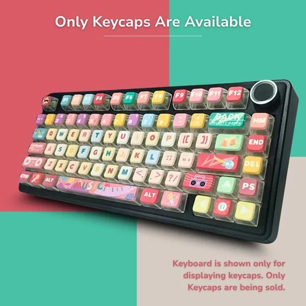 Aula Leobog PBT Pudding Keycaps 119 Qty | Compatible With All Size of Keyboard | Pudding keycaps Mixcolor (PdKMix) overview 1