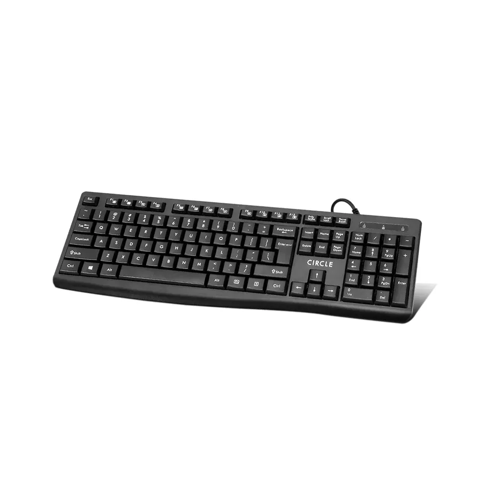 Circle Caliber Wired USB Multi-device Keyboard (Black) overview 1