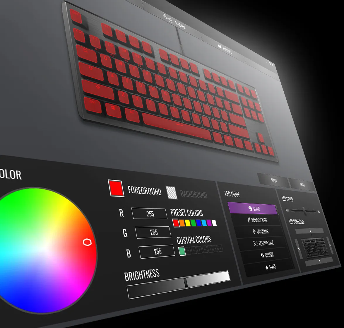 Cooler Master CK530 V2 Mechanical Gaming Keyboard (Brown Switches) overview 7