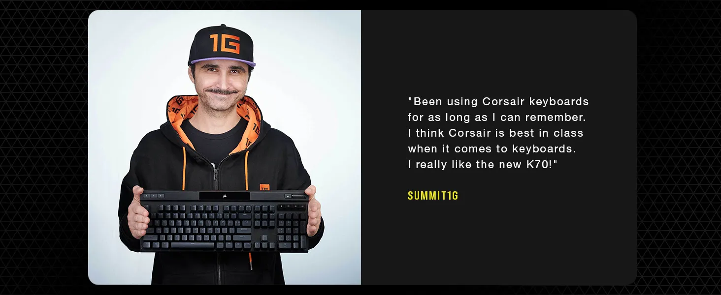 Corsair K70 RGB PRO Mechanical Gaming Keyboard, Backlit RGB LED (Cherry MX Speed Silver Keyswitch) overview 3