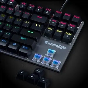 Cosmic Byte CB-GK-25 Pandora TKL RGB Wired Outemu Blue Switches Mechanical Keyboard overview 6