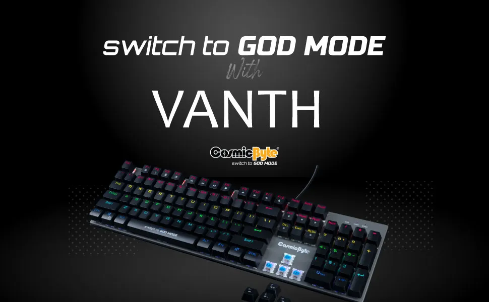 Cosmic Byte CB-GK-27 Vanth Mechanical Keyboard Outemu Blue overview 18