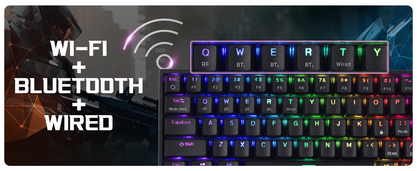 Cosmic Byte CB-GK-40 Artemis 68 Keys RGB Mechanical Keyboard overview 2